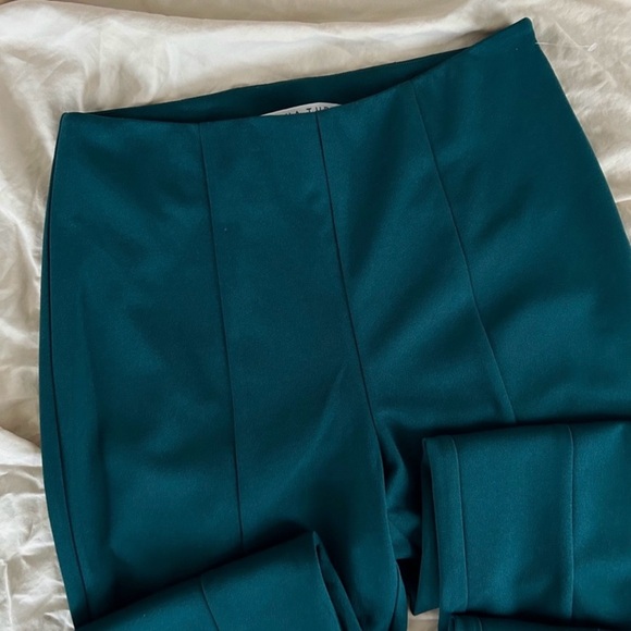 Trina Turk High Waist Front Split Hem Tailored Pants - Picture 2 of 9